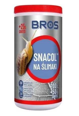 Bros Snacol GB zwalcza ślimaki 200g+50g