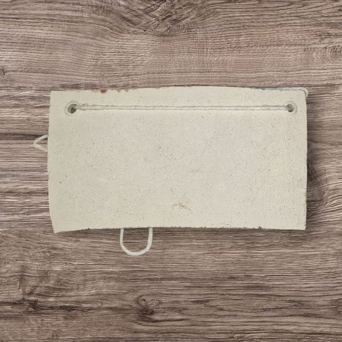 Tabliczka "Tu mieszka kot z rodzinką" z gliny