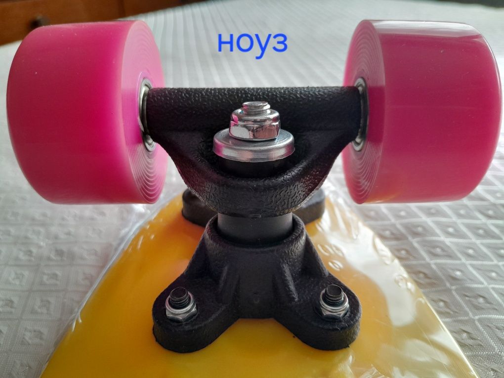 Пенниборд UP! (Underprice) KP-705-YL Мини пенни борд Mini penny board