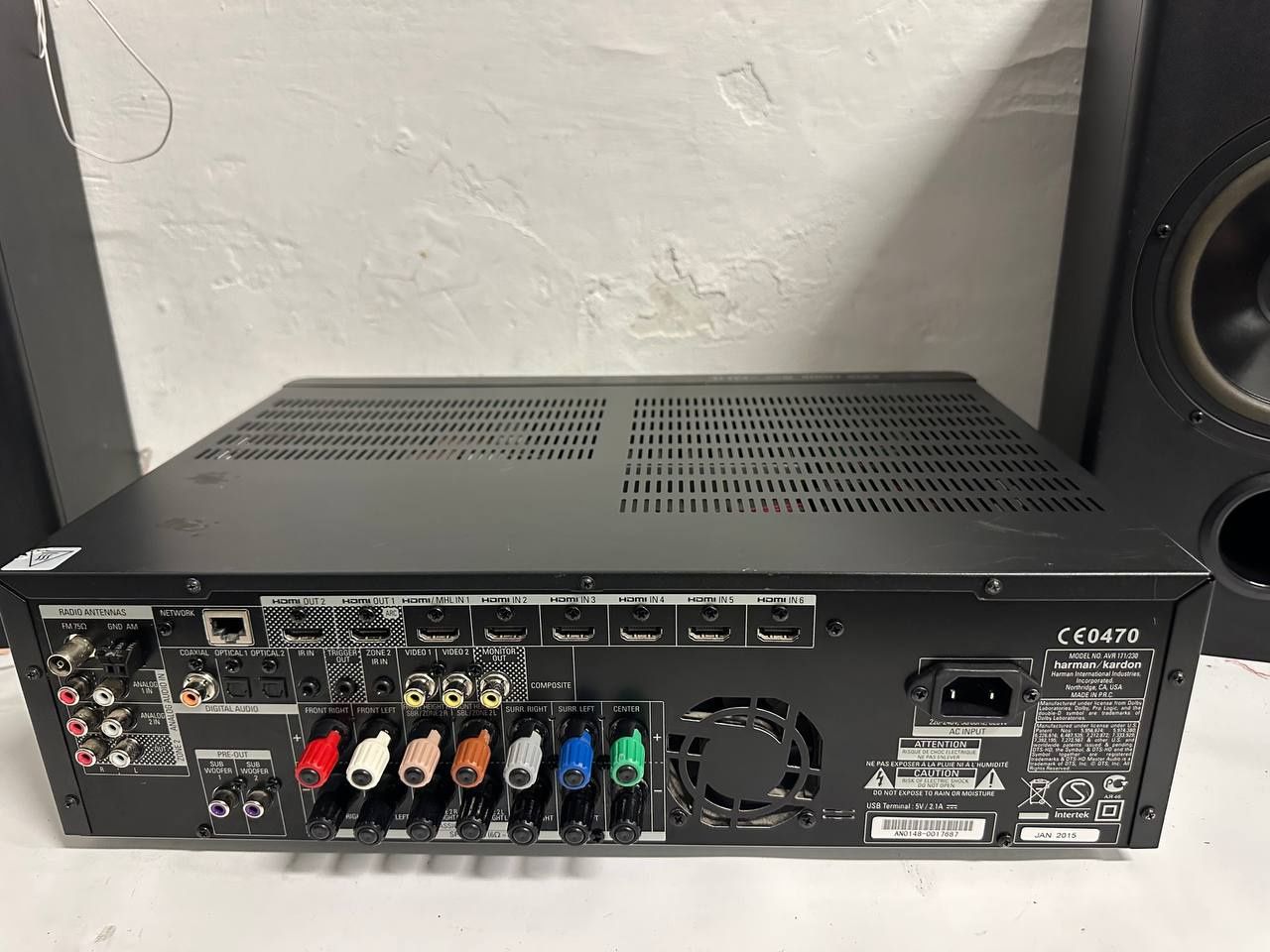 7.1 Amplituner Harman Kardon AVR 171/250, 7*100Watt, HDMI, Bluetooth,A
