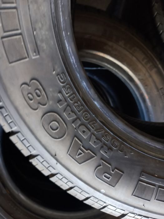 Opony używane 195/70/15c hankook 2x9 mm