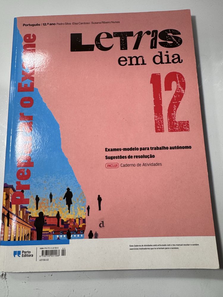 Manual e Caderno de atividades Portugues 12 ano- Letras em Dia