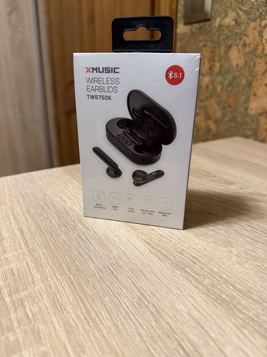 Bluetooth XMusic TWS750K IPX5 + Mikrofon