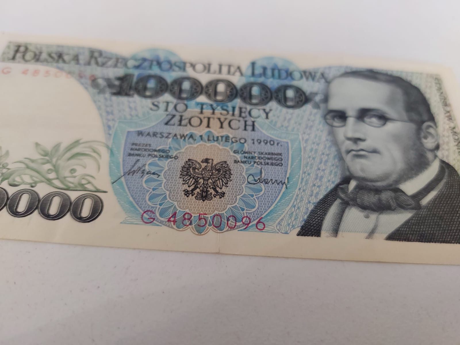 Banknoty PRL 2 sztuki 50000 i 100000