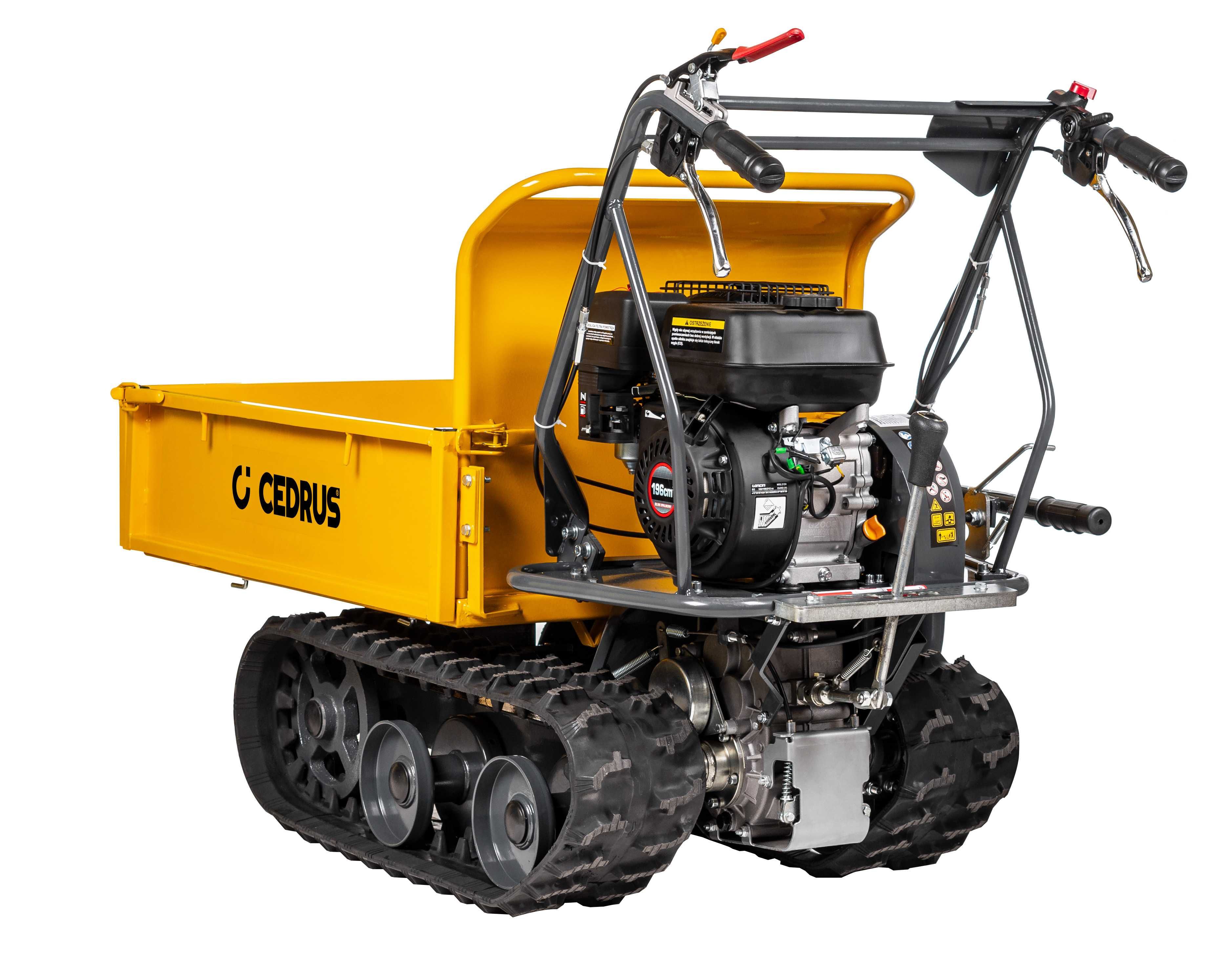Transporter Gąsienicowy Cedrus TR300G | Wywrotka 300kg | 3+1 Biegi