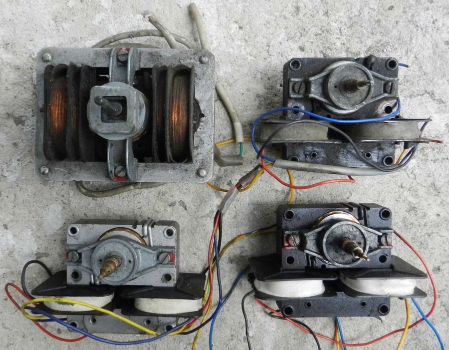 Silniki Tonsil Silma, 4 sztuki, do magnetofonu szpulowego, gramofonu