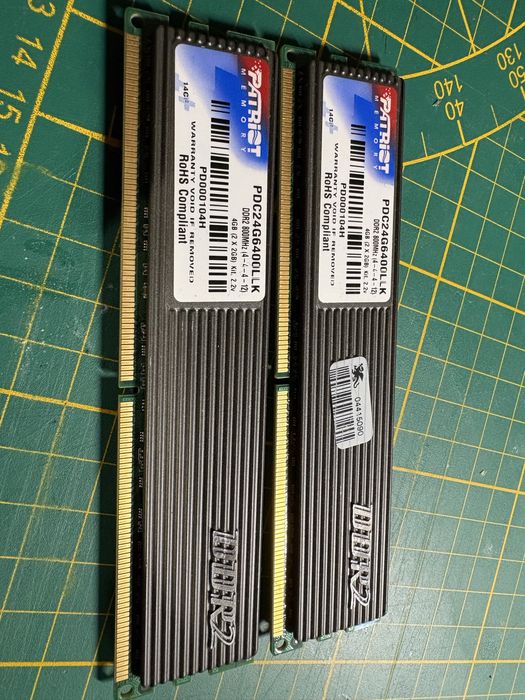 Patriot pamieć RAM 4 GB DDR2 (dwie sztuki)