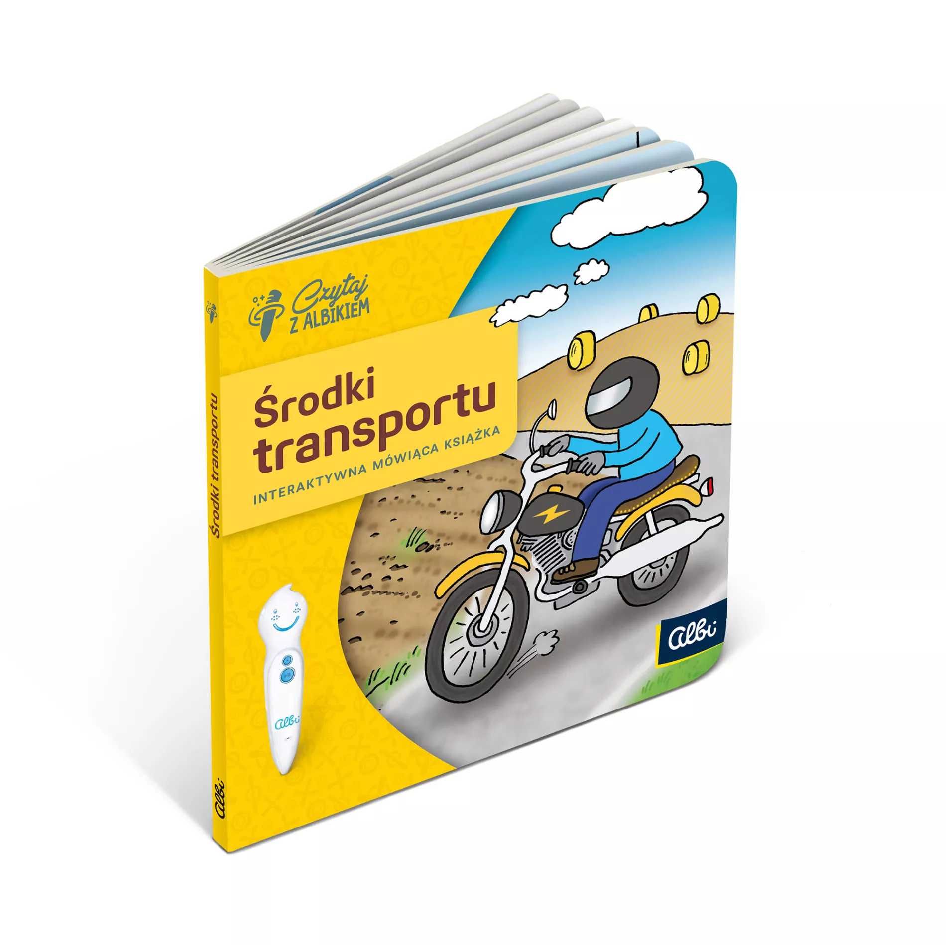 Czytaj z Albikiem INTERAKTYWNA Miniksiążka Środki transportu 2+ ALBIK