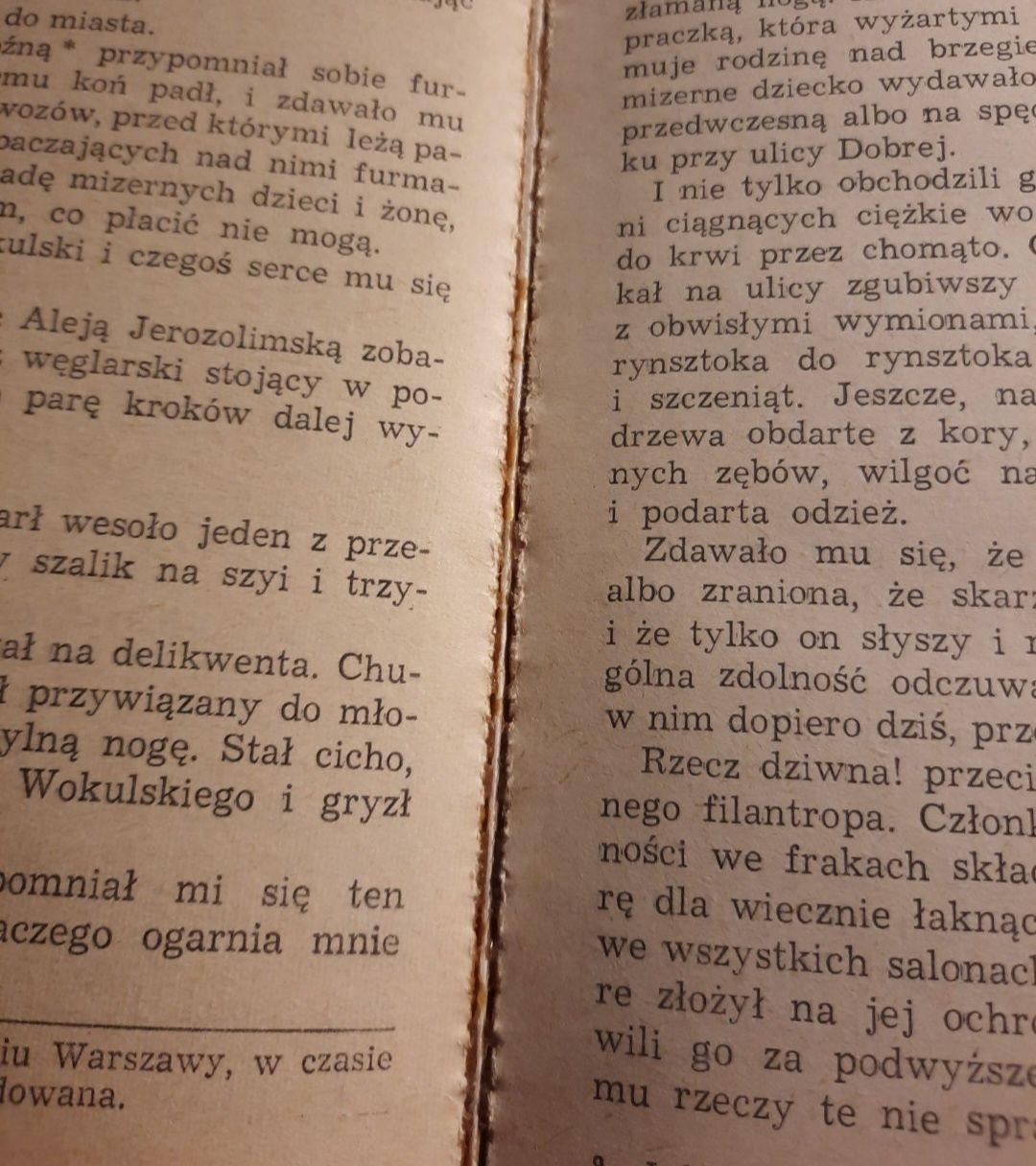 Książka pt,,Lalka,, cz I