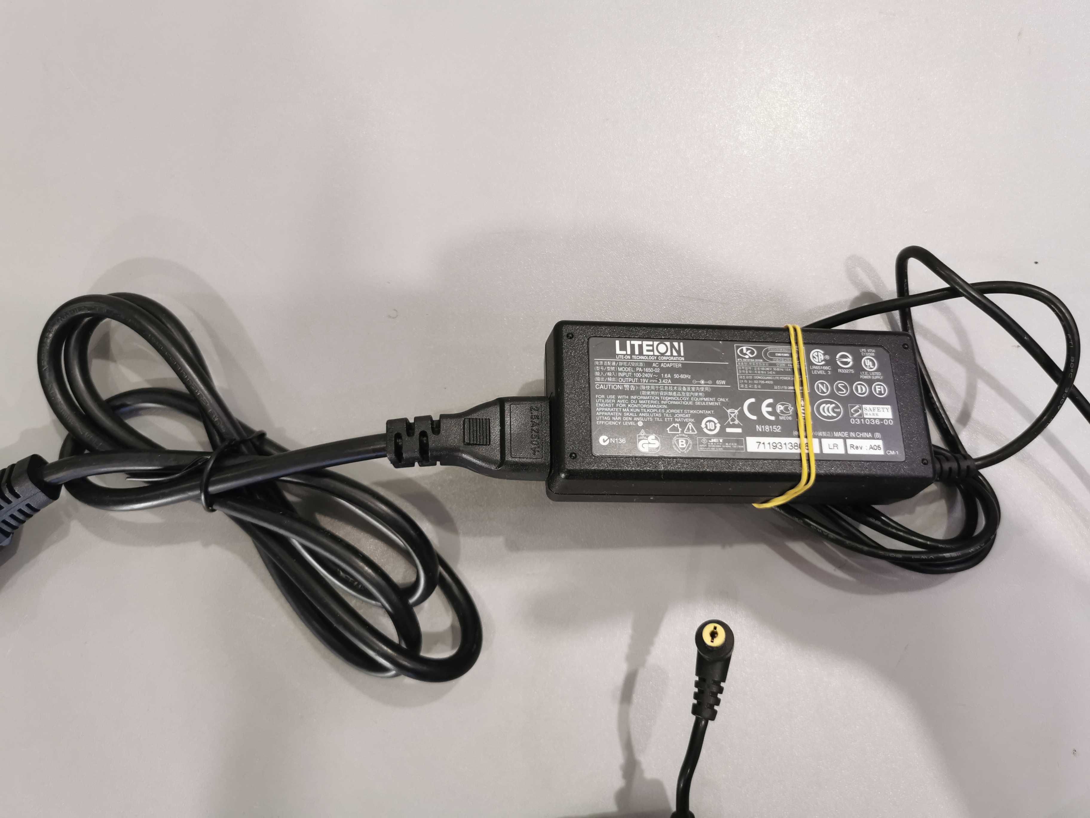 zasilacz Acer 19V 3,42A 65W Wtyk 5,5x1,7mm