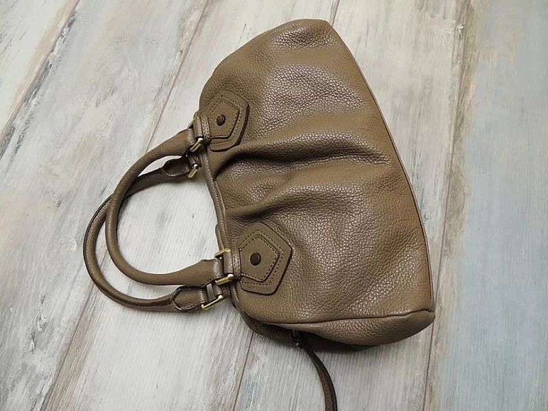 Tosca Blu Ze Skóry Kuferek Shopper Taupe Luxury