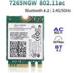 Wireless-AC 7265 Dual Band 2.4G/5Ghz M.2 NGFF 867M BT 4.2