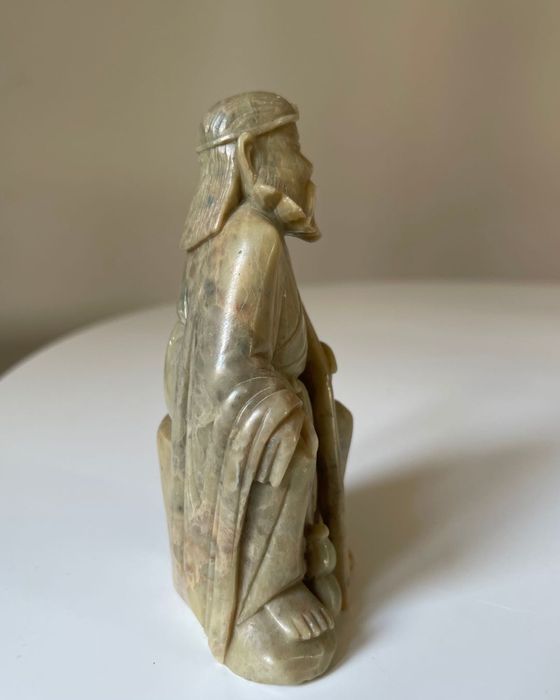 Rzeźba Figurka 12.5cm Kamień Azja Vintage