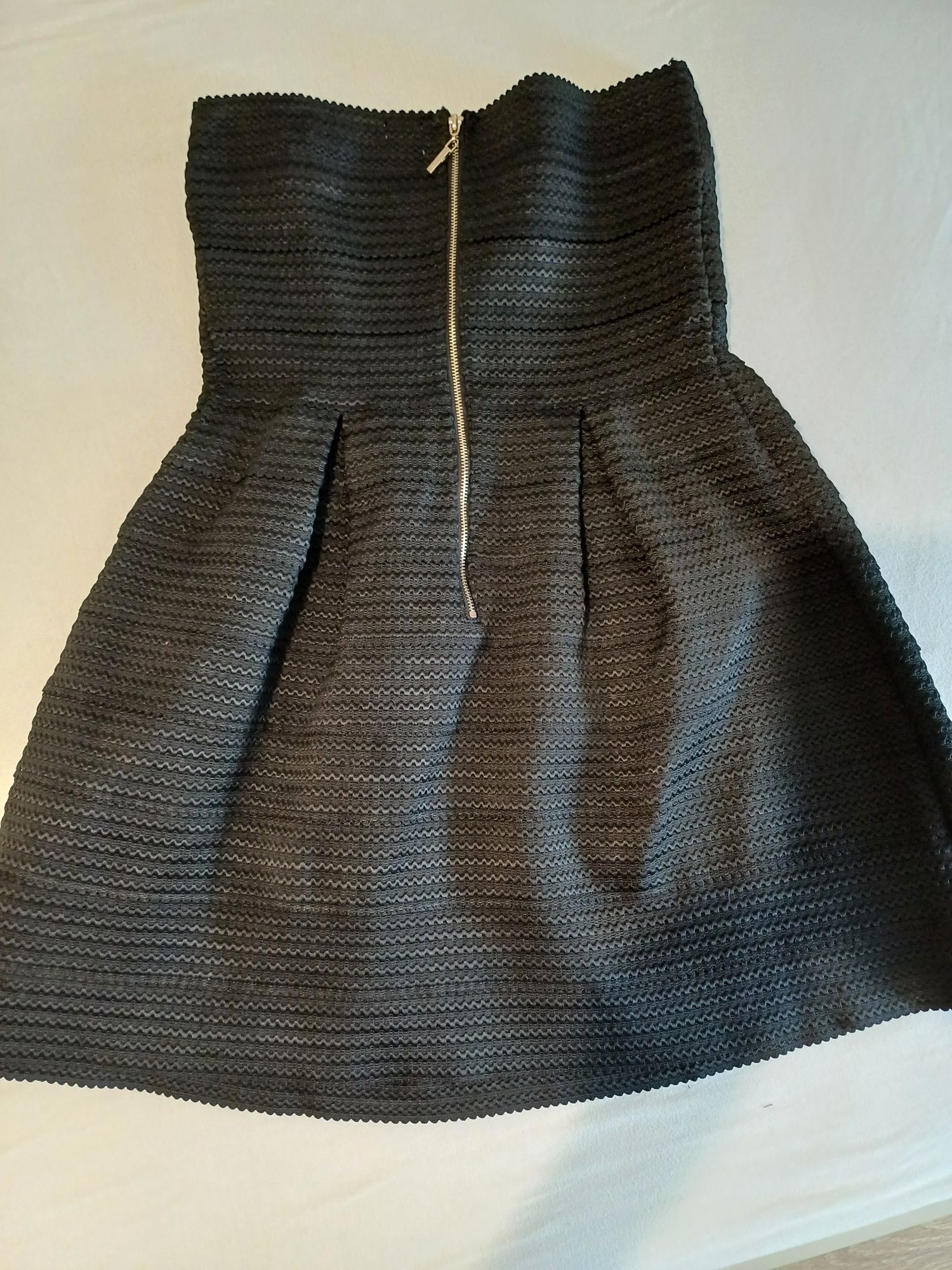 Czarna sukienka mini S/ 36