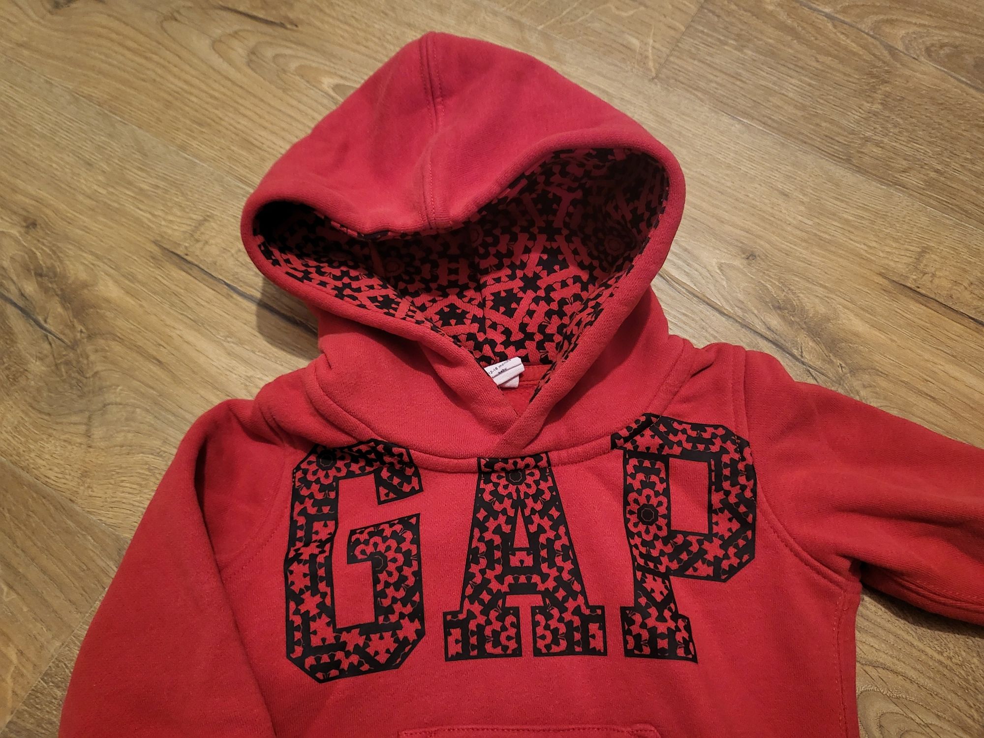 Bluza z kapturem baby GAP rozmiar 74/80