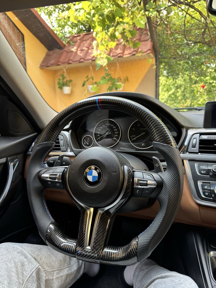 М Руль Карбоновий для BMW F30 F20 F15 F25 F16 F22 F31 F32 F34 кермо
