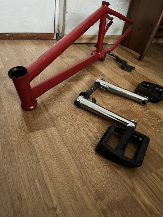 BMX Рама, руль шатуны, колесо