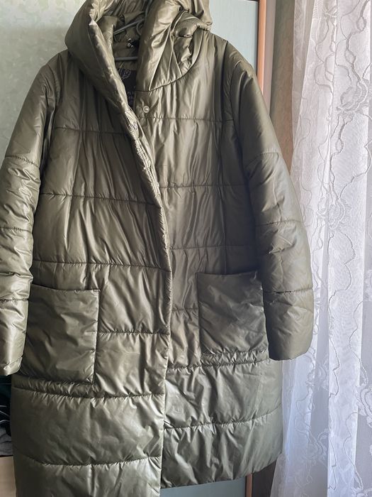 Пуховик теплющий большого размера