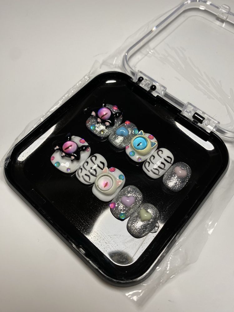 Piękne paznokcie press on nails tipsy r. M