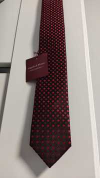 krawat czerwony Angelo di Monti.