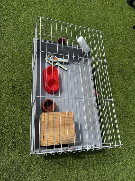 Gaiola para coelhos anões  74x44x36