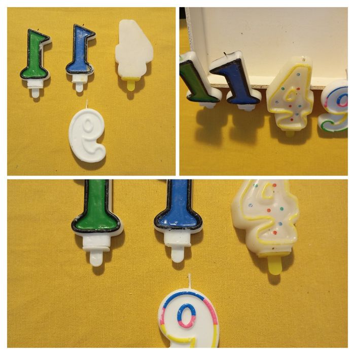 Velas de aniversário