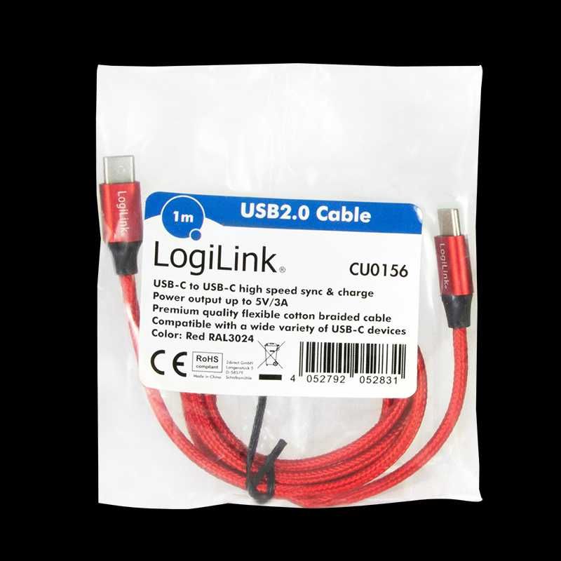 Kabel USB-C/ USB-C, długość 1m