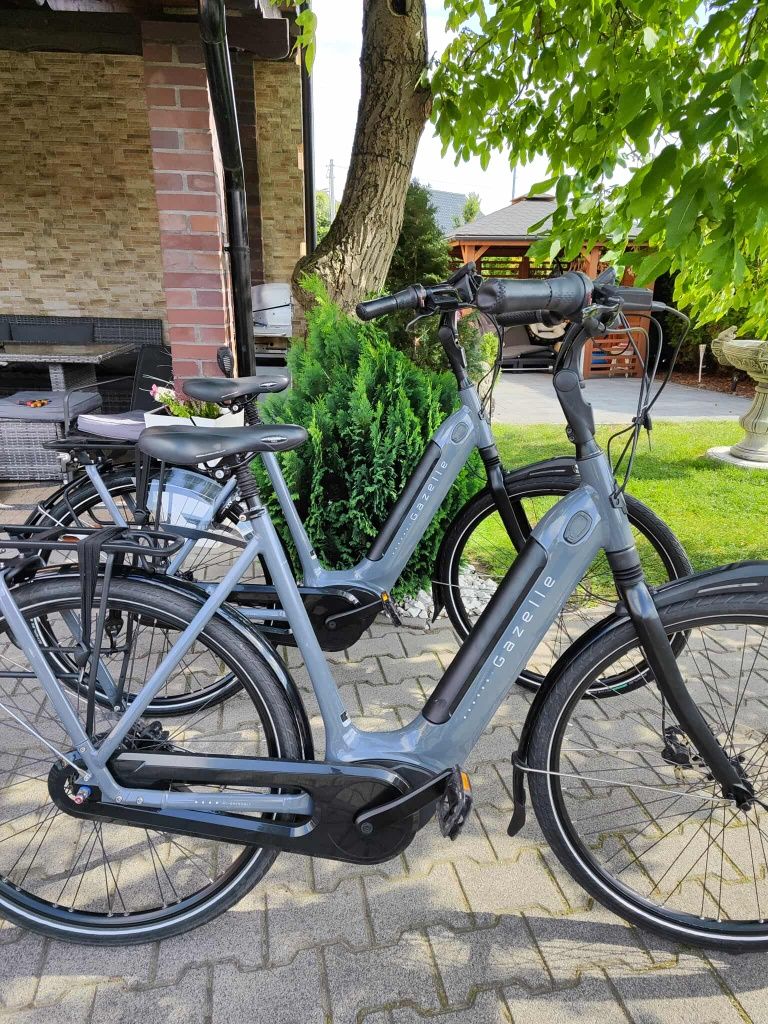 Rower elektryczny Gazelle Grenoble C8 Bosch stan idealny parka