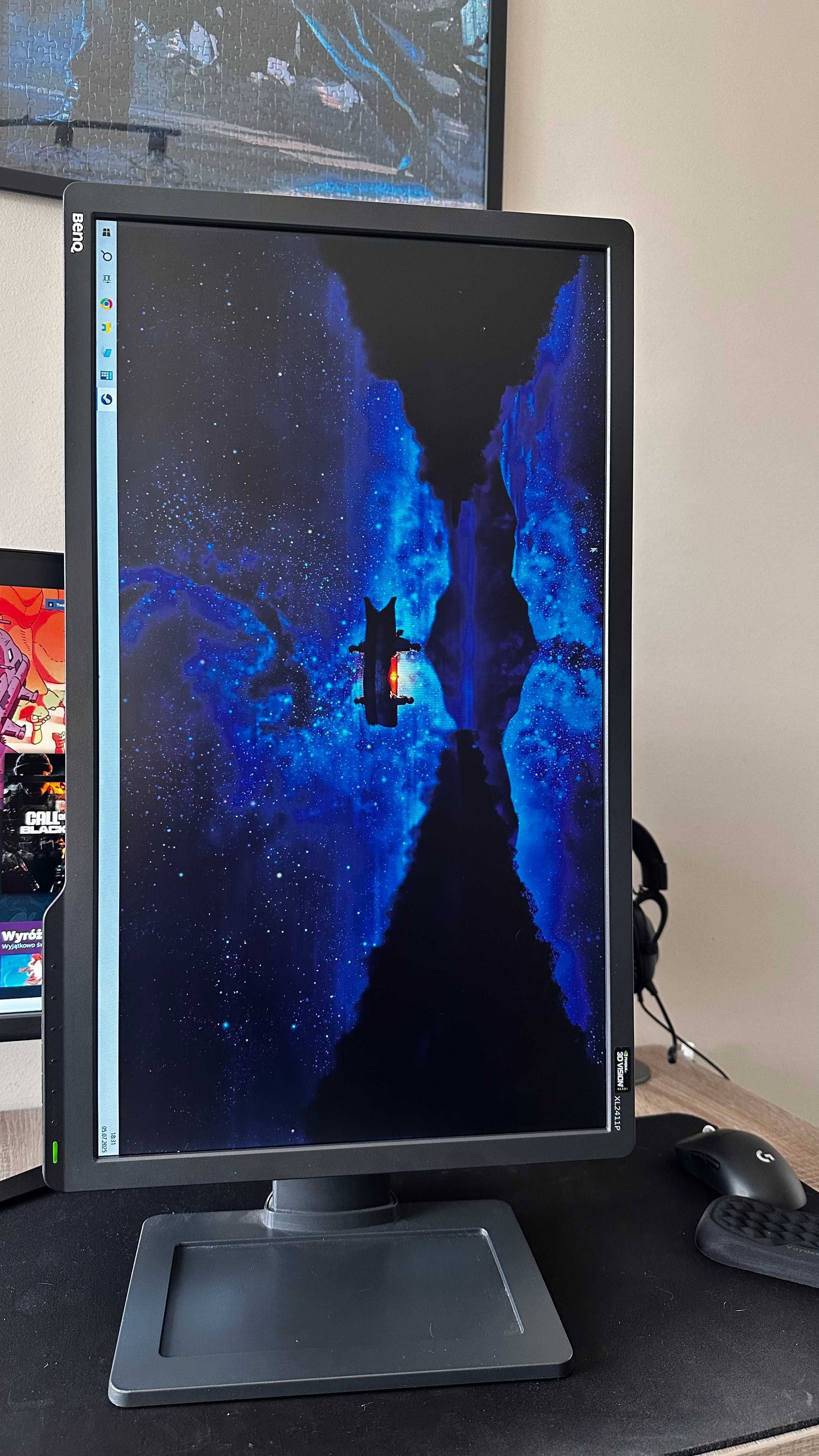 Monitor gamingowy BenQ XL2411P 144Hz 1ms 24 cale