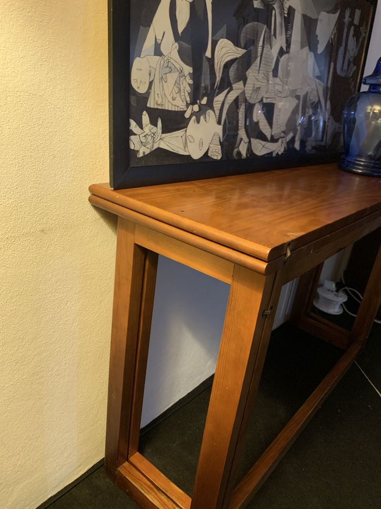 Mesa secretaria em madeira