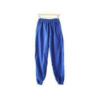 Niebieskie długie spodnie sportowe vintage M Astis dresy damskie