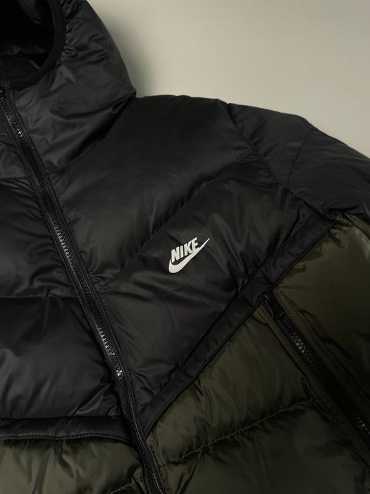 Куртка Nike зимова чоловіча чорна-хакі