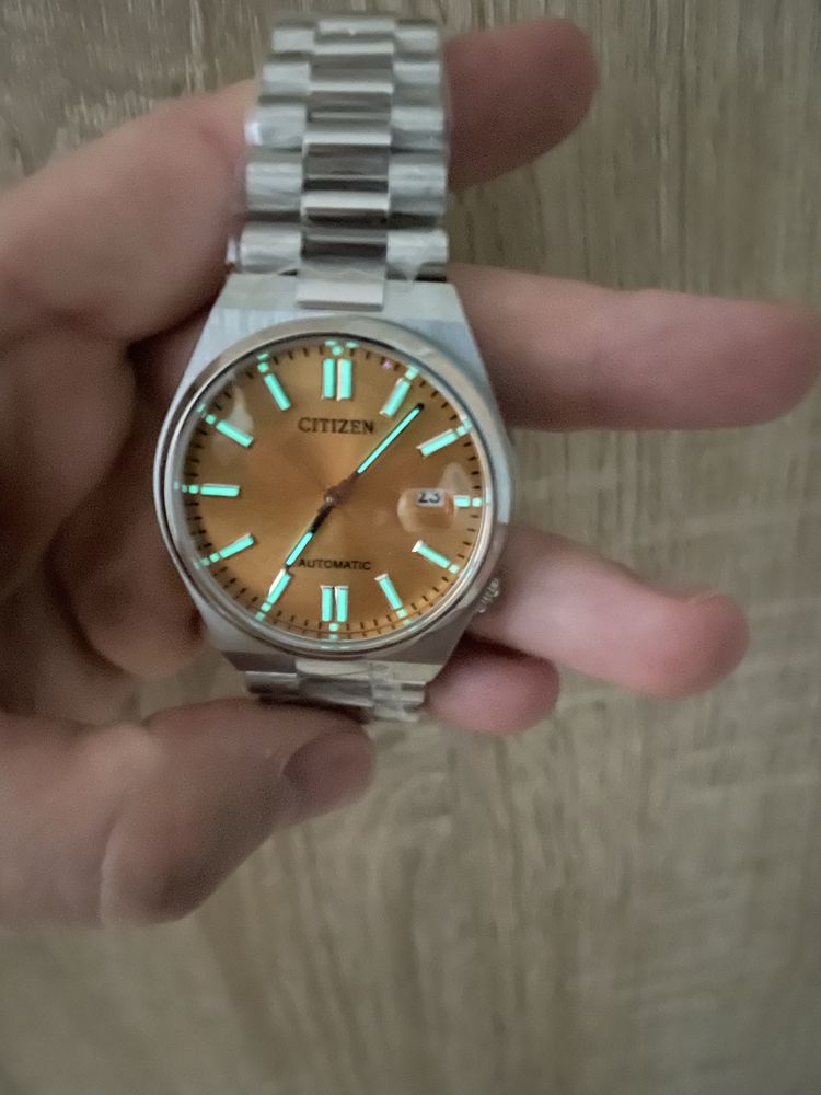 Zegarek Citizen Tsuyosa żółty Automatyczny NJ0150-81Z