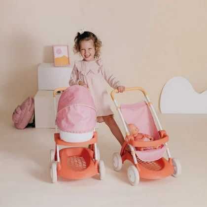 Коляска для ляльки Smoby 7600254024 "Теракотова пудра. Прогулянка"