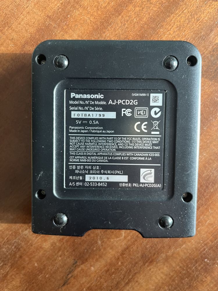 Czytnik kart P2 Panasonic AJ-PCD2G