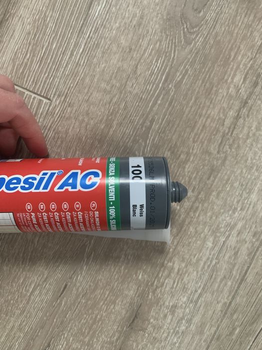 Silikon mapei 100 Bianko White biały mapesil ac