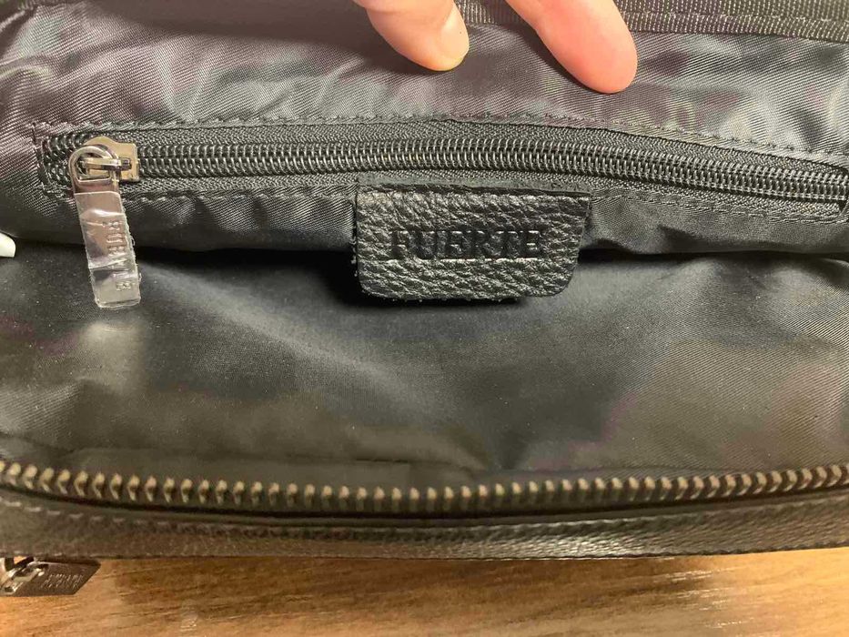 Барсетка/ клатч мужской черный кожаный