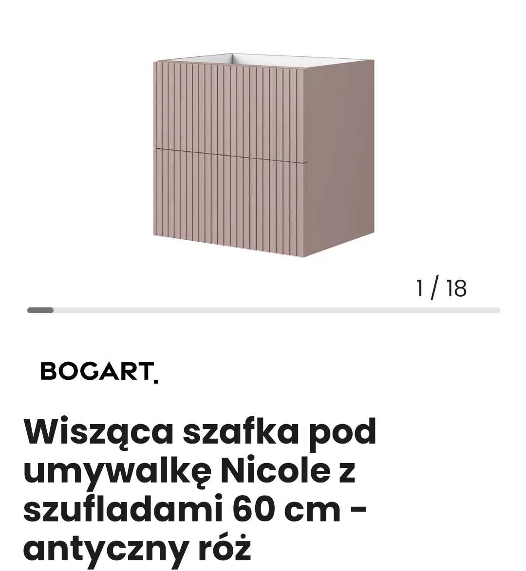 Szafka łazienkowa