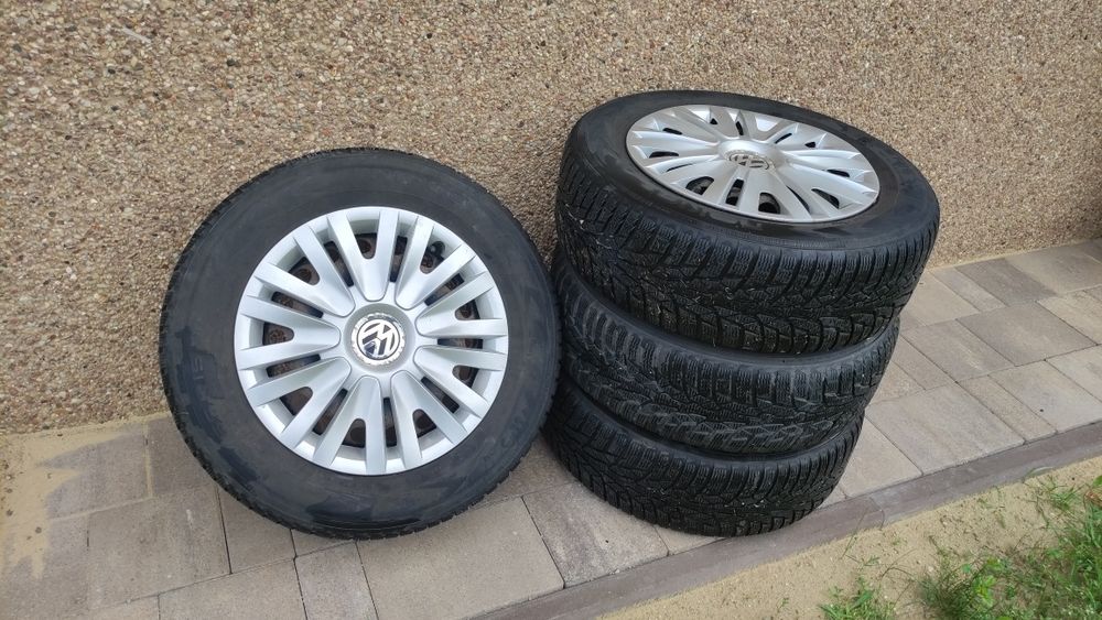 195/65/15 5x112 Zimowe ładne oryginalne koła Okazja VW Audi Seat Skoda