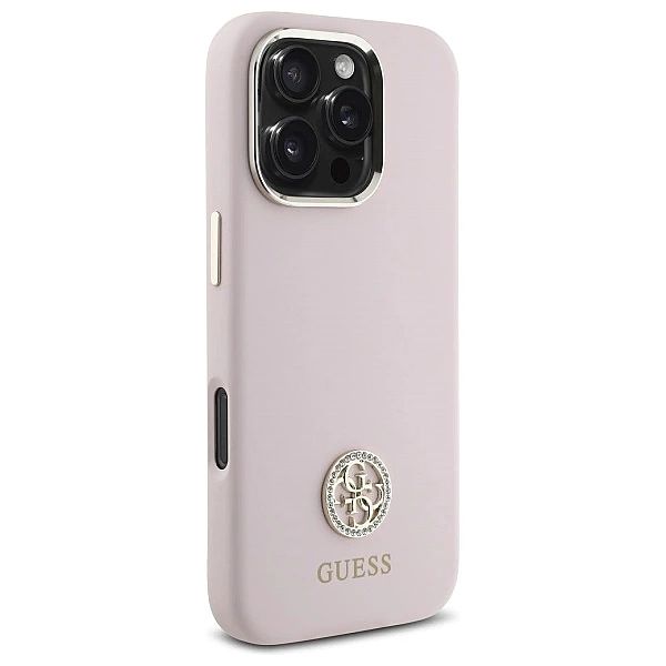 Guess GUHCP16XM4DGPP iPhone 16 Pro Max 6.9" jasnoróżowy/pink hardcase