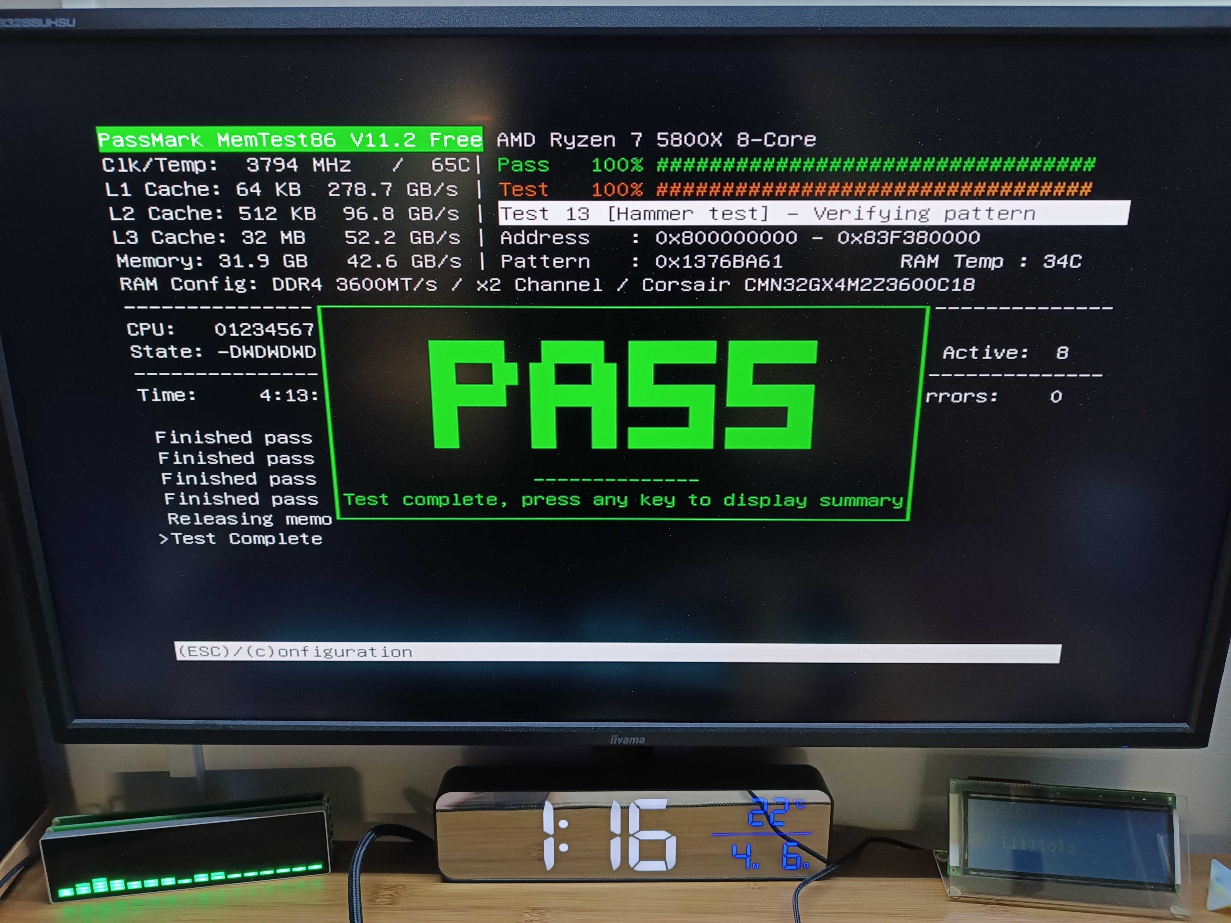 RAM DDR4 VENGEANCE RGB RT 32 GB (2 x 16 GB) 3600MHz C18