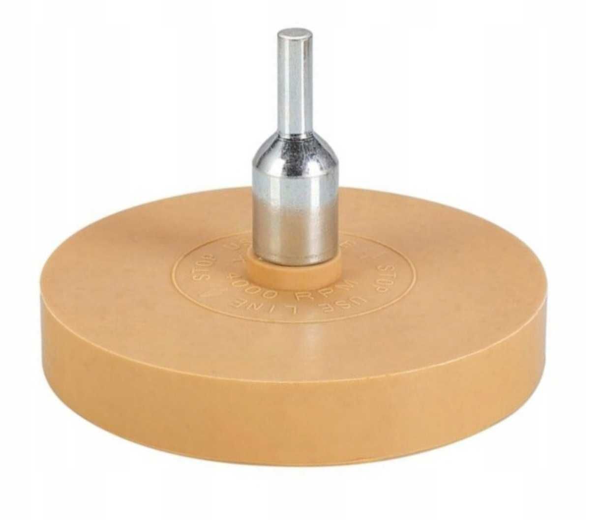 Gumowy Krążek do Usuwania Kleju na Wiertarkę + Adapter