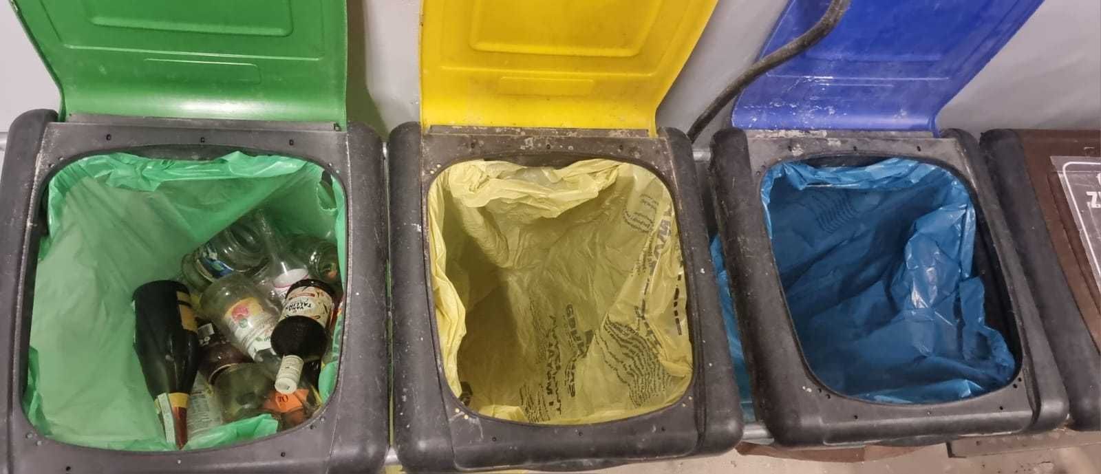Stojak na Worki KOSZ do Segregacji Śmieci Odpadów 4x120L Metalowy