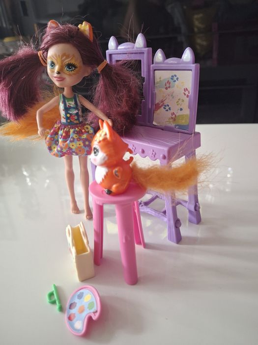 Lalka Enchantimals Lisek+zestaw