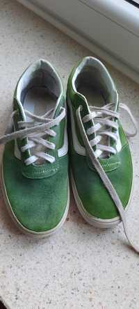 Vans buty zielone