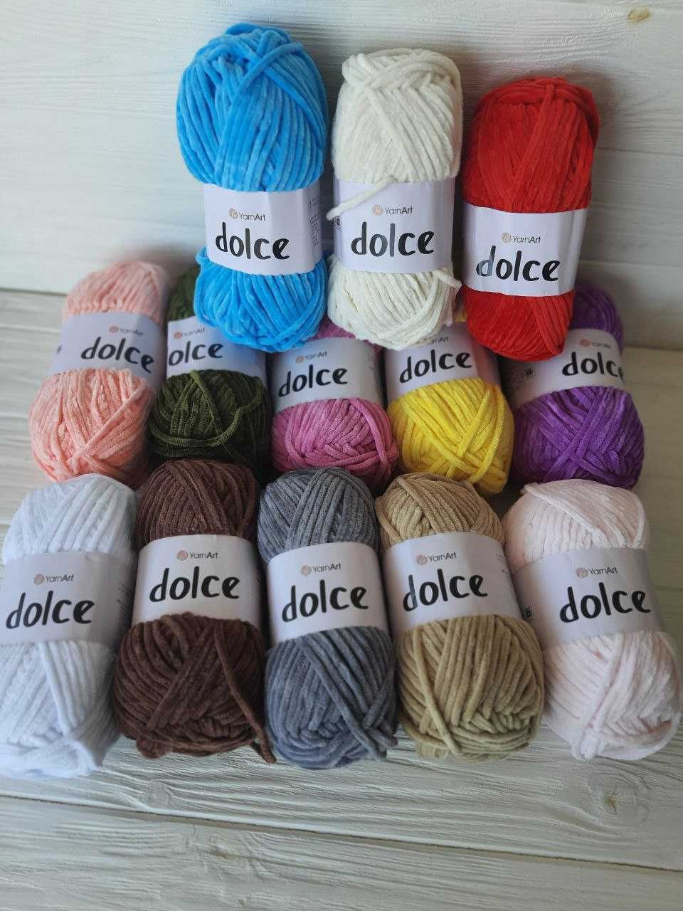 Велюрова Пряжа YarnArt Dolce (Dolce Baby) ЯрнАрт Дольче/Дольче Бебі !