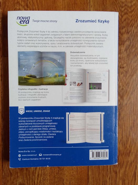 Zrozumieć fizykę - podręcznik klasa 4 liceum / technikum