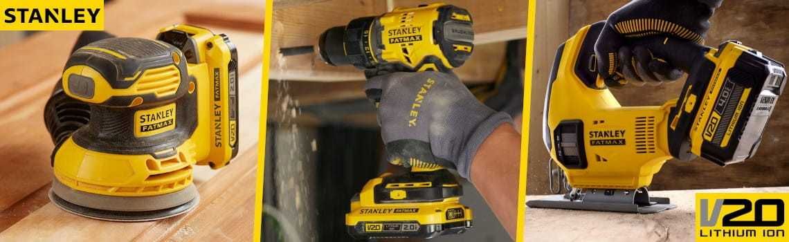 STANLEY SFMCK465D2S Zestaw Wkrętarka i Zakrętarka 2x2Ah Seria V20