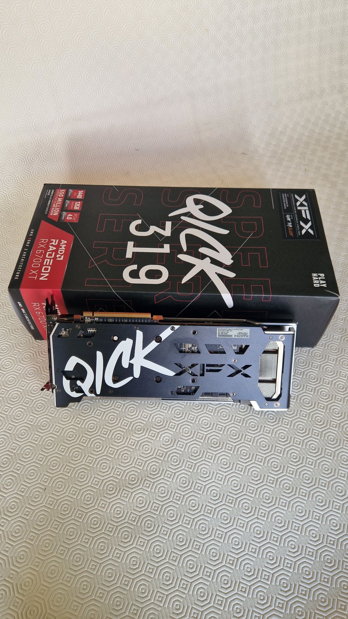 Placa Gráfica XFX RX 6700 XT QICK 319 – 12GB GDDR6