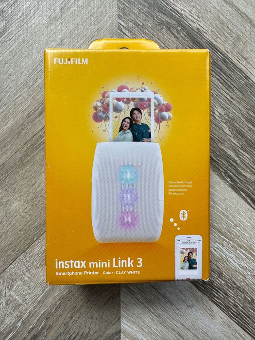 Drukarka zdjęć FUJIFILM Instax Mini Link 3 Biała Clay White bluetooth